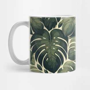 Monstera Tropical Leaves Mug